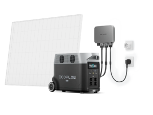 Комплект EcoFlow PowerStream - мікроінвертор 600W + зарядна станція Delta Pro