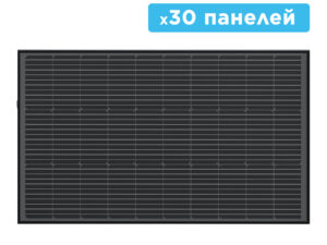 Набір сонячних панелей EcoFlow 30*100 Solar Panel Стаціонарні